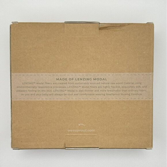 NIB, Wee Sprout‎ Nursing Poncho Lenzing Modal. Green Rosemary Stitch. - Picture 5 of 6